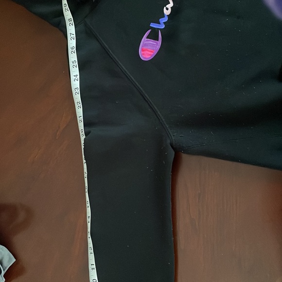 Black Multicolored Champion Hoodie - Picture 5 of 7